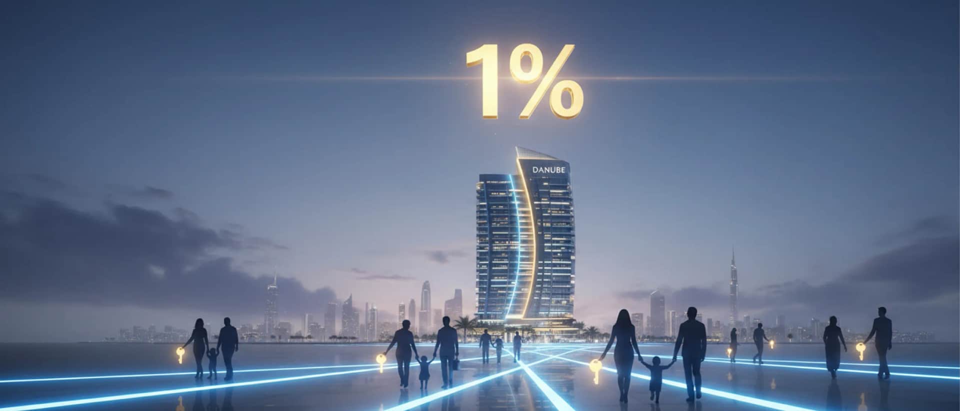 Danube 1% Payment Plan in Dubai