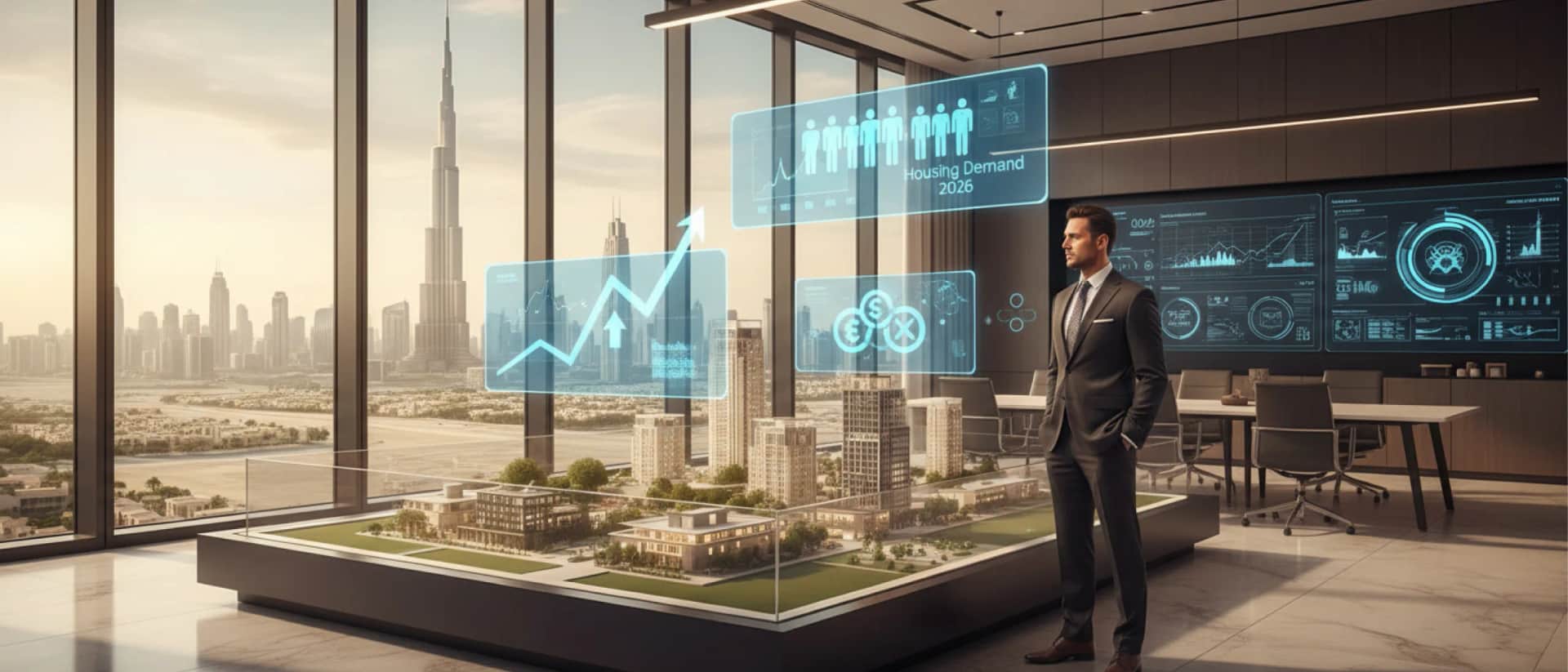 Dubai property market growth outlook 2026