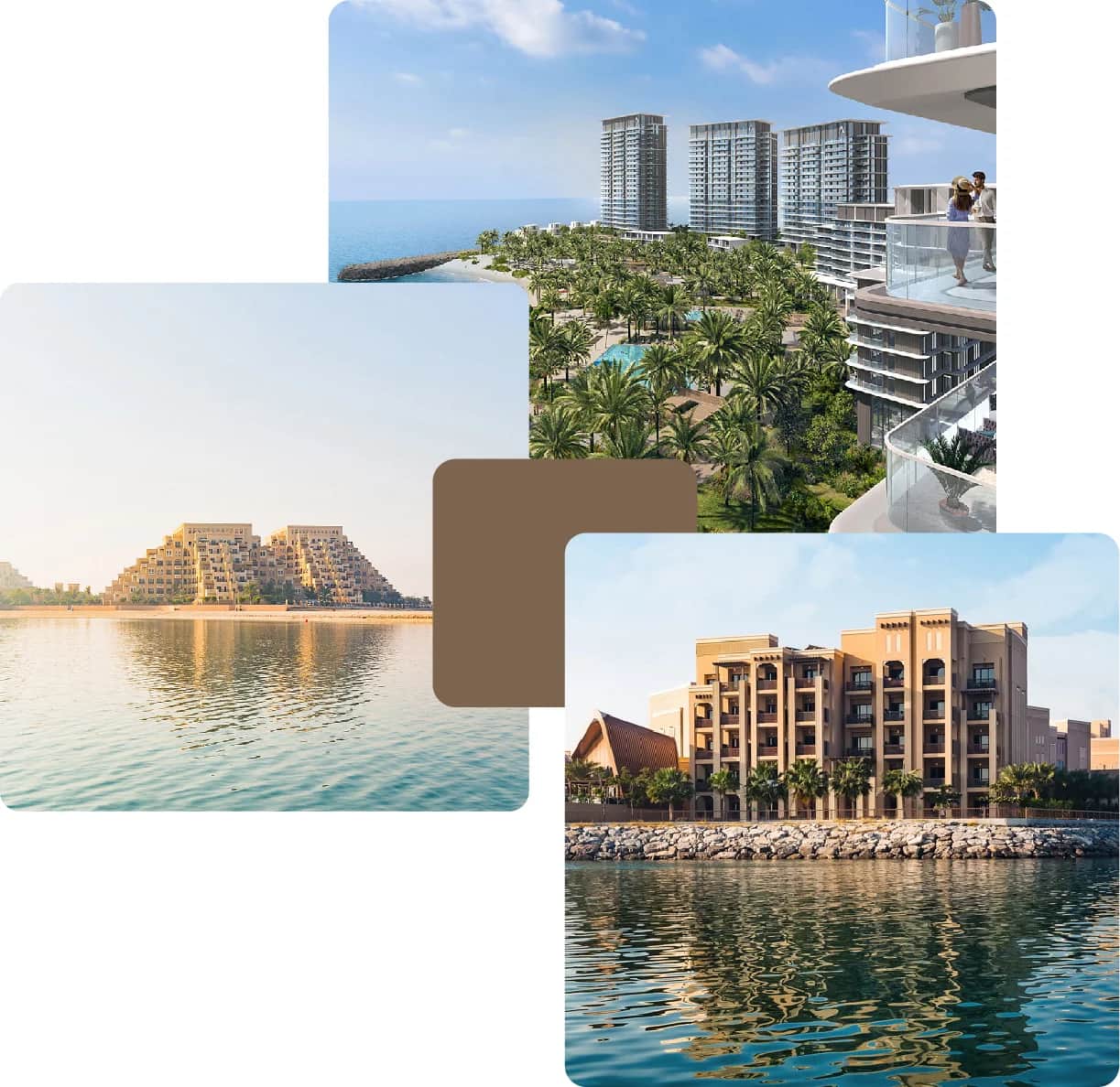 Stunning cityscape of Abu Dhabi skyscrapers