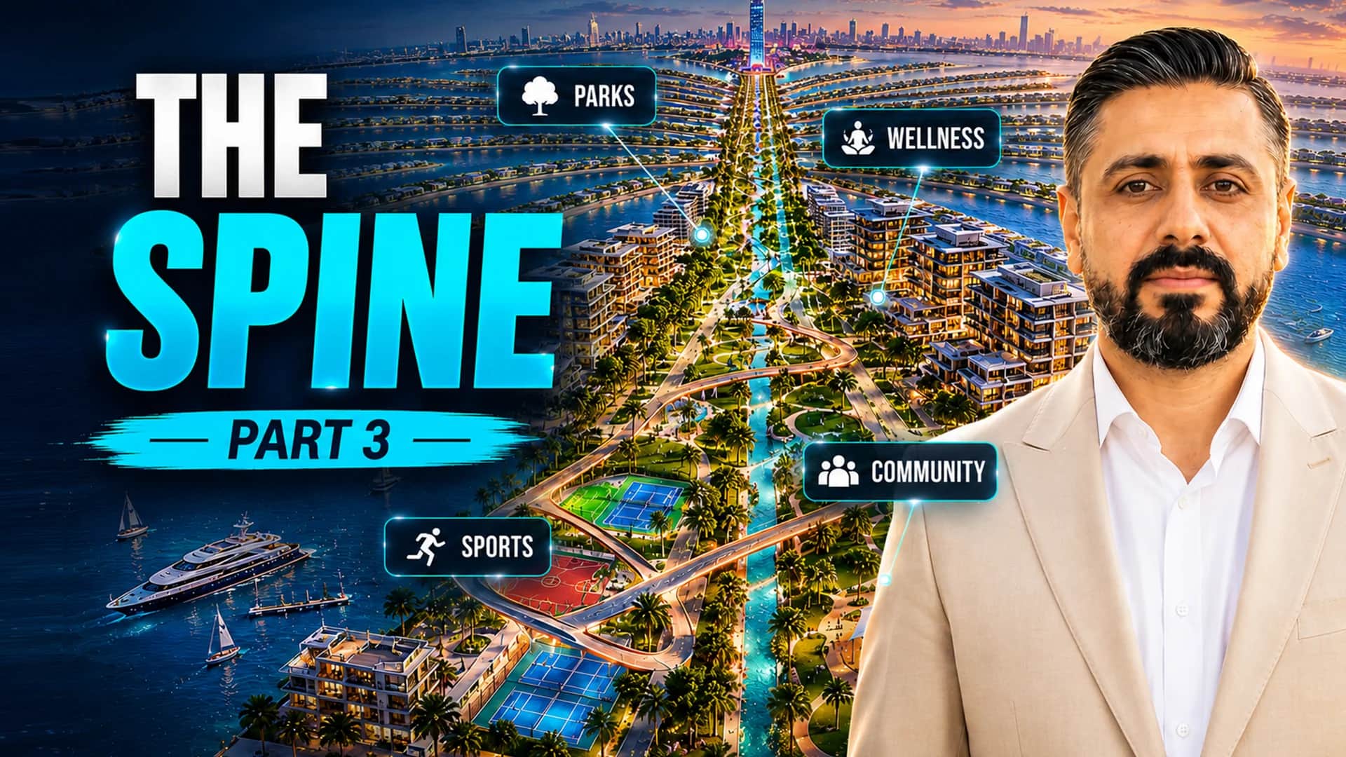 Exploring The Spine at Palm Jebel Ali Masterplan