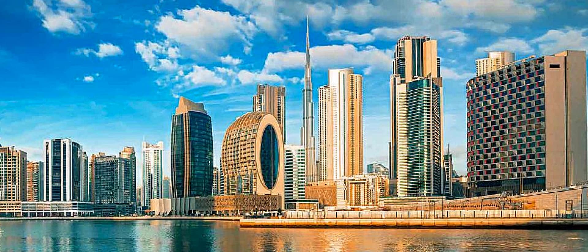 Dubai skyline with Burj Khalifa