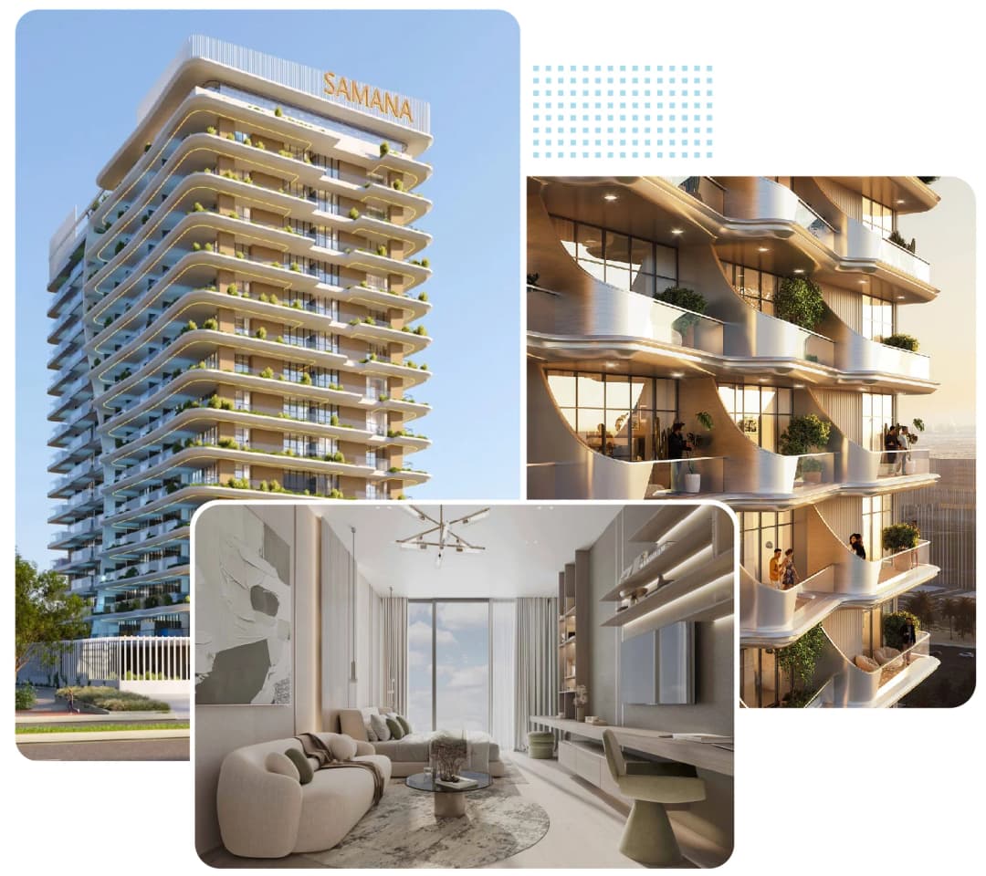 2 Bedroom Apartments for Sale in Dubai Land Residence Complex