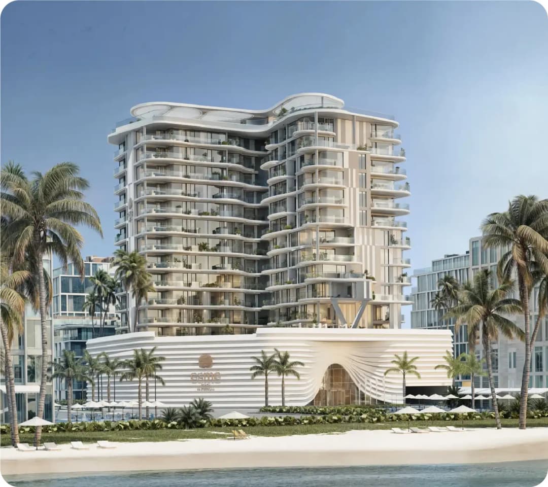 Water activities in a luxurious resort lagoon