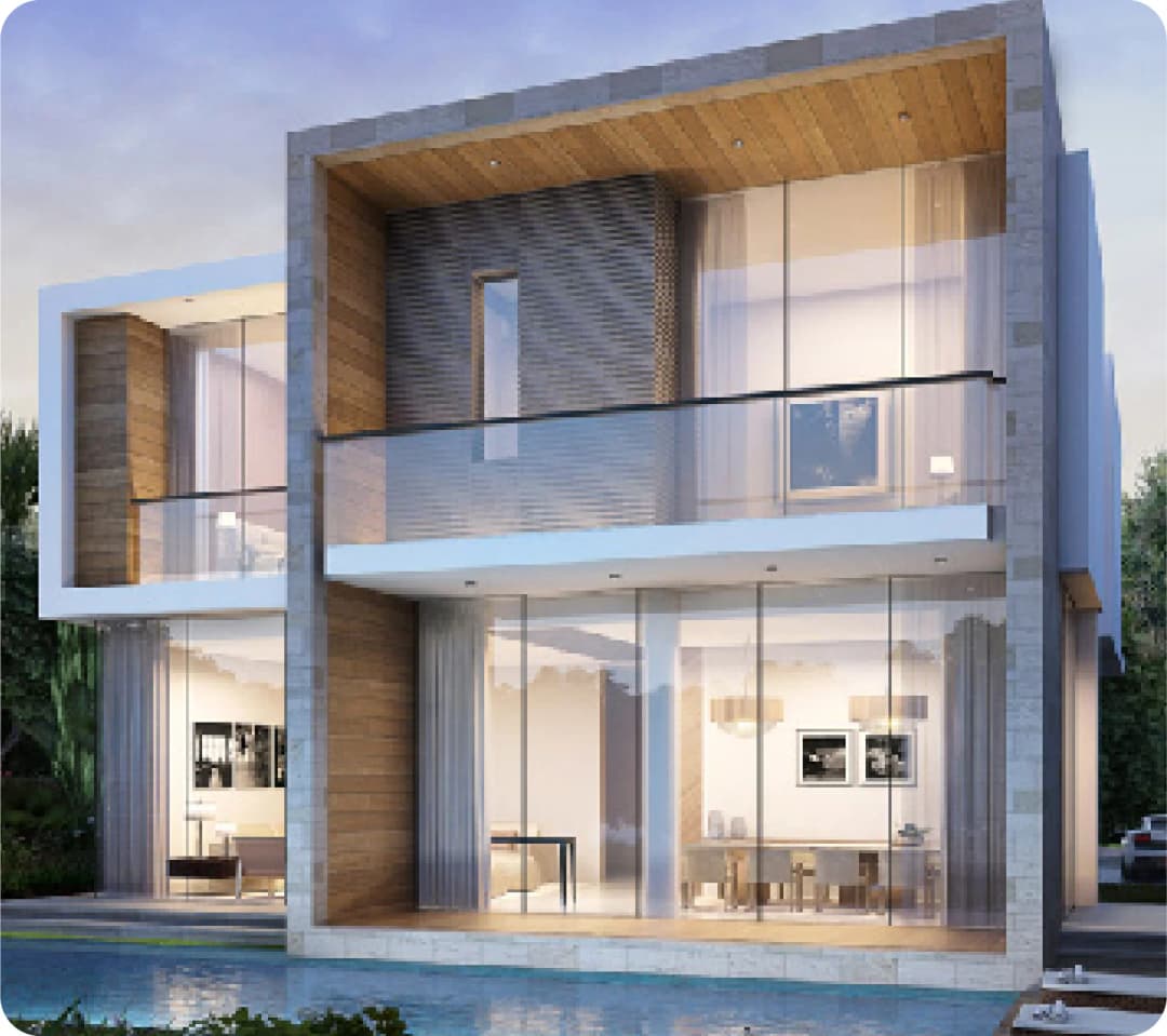 Stylish villas with landscaped gardens in luxury development