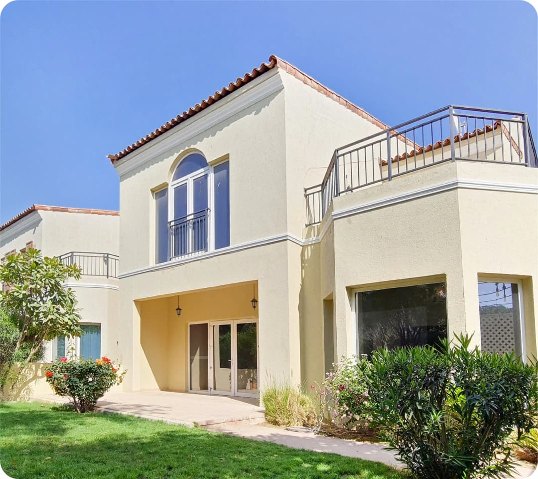 A two-story villa in Green Community Motor City