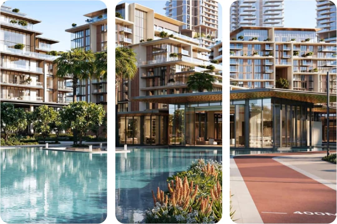 Swimming pool, modern architecture, and recreational area