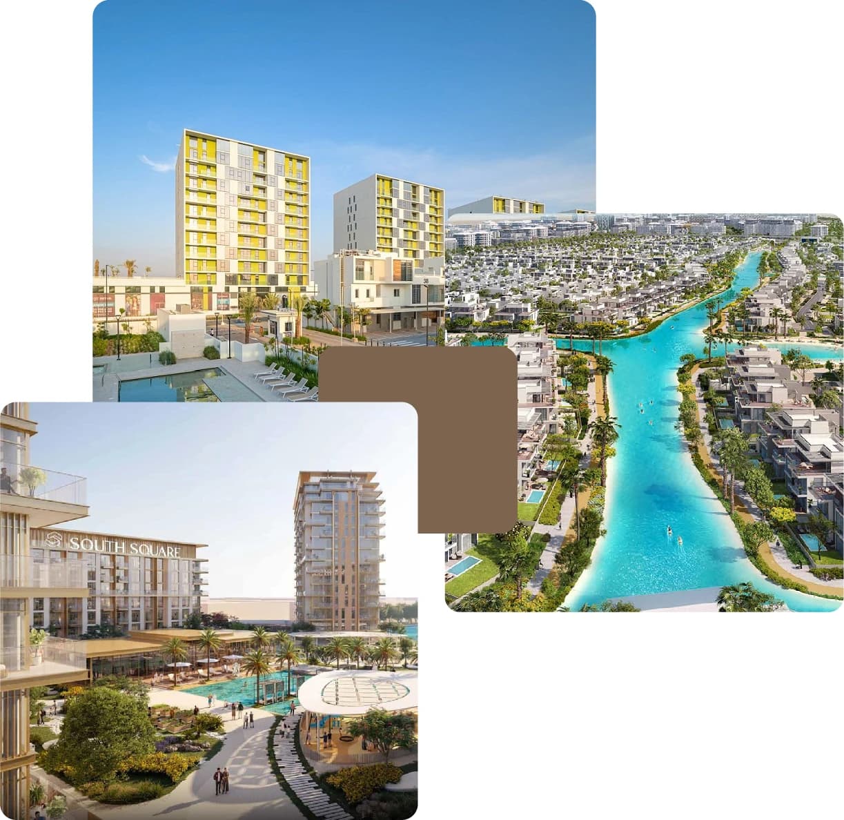 Contemporary apartments, scenic canal view, and stylish residential-retail hub