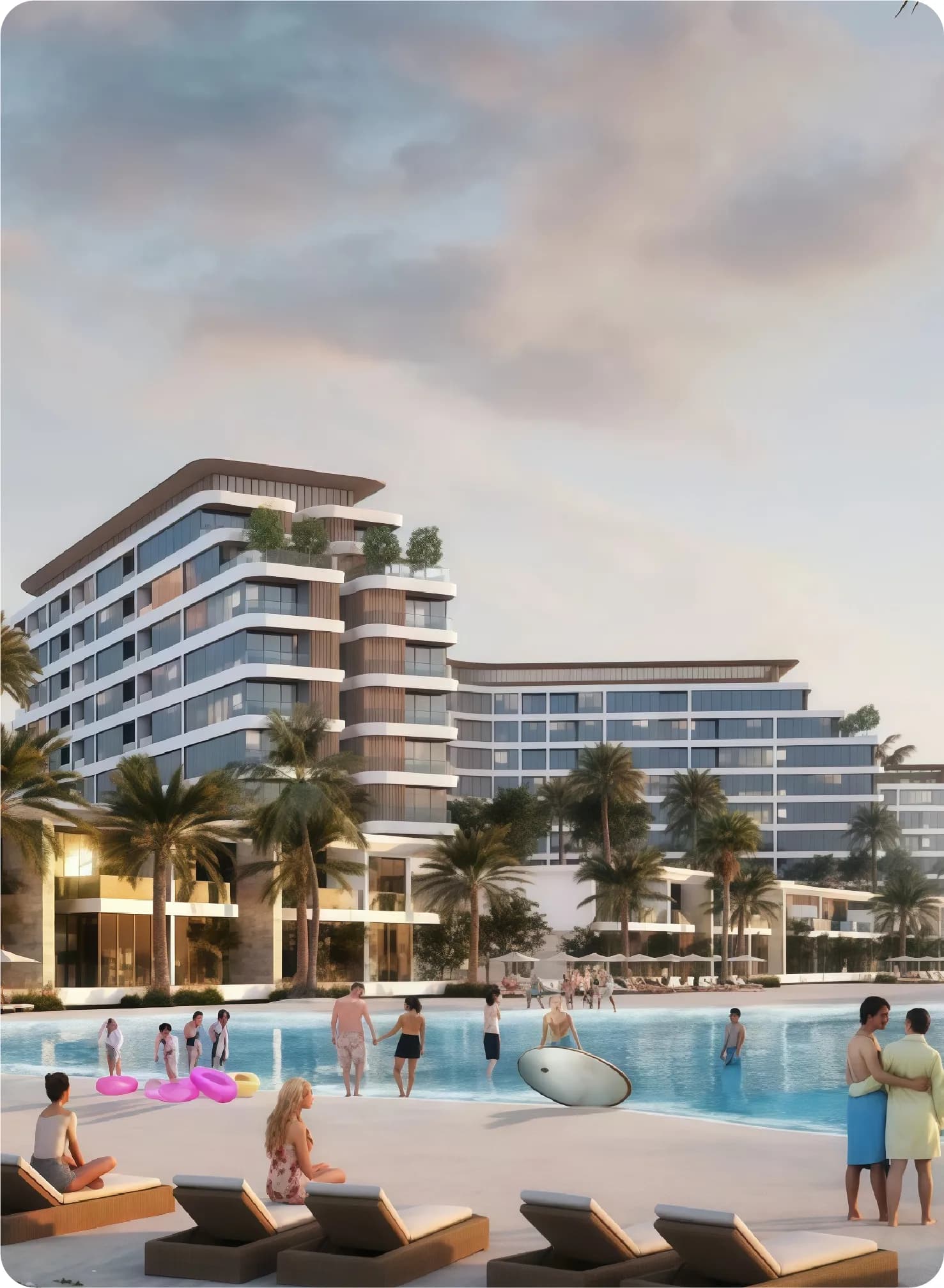 Luxury waterfront villas and modern beachfront living