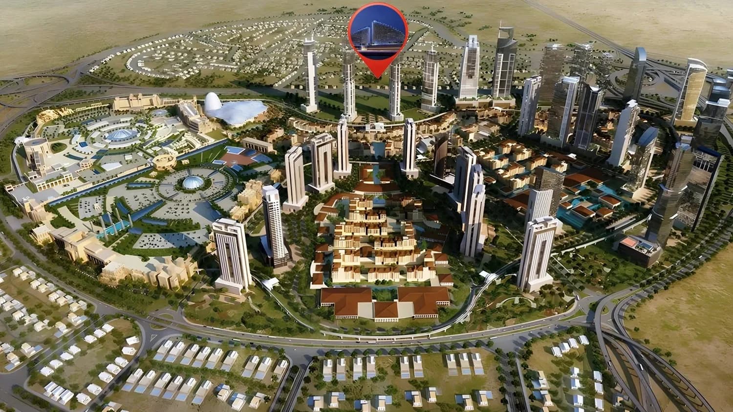 Binghatti Skyflame Masterplan