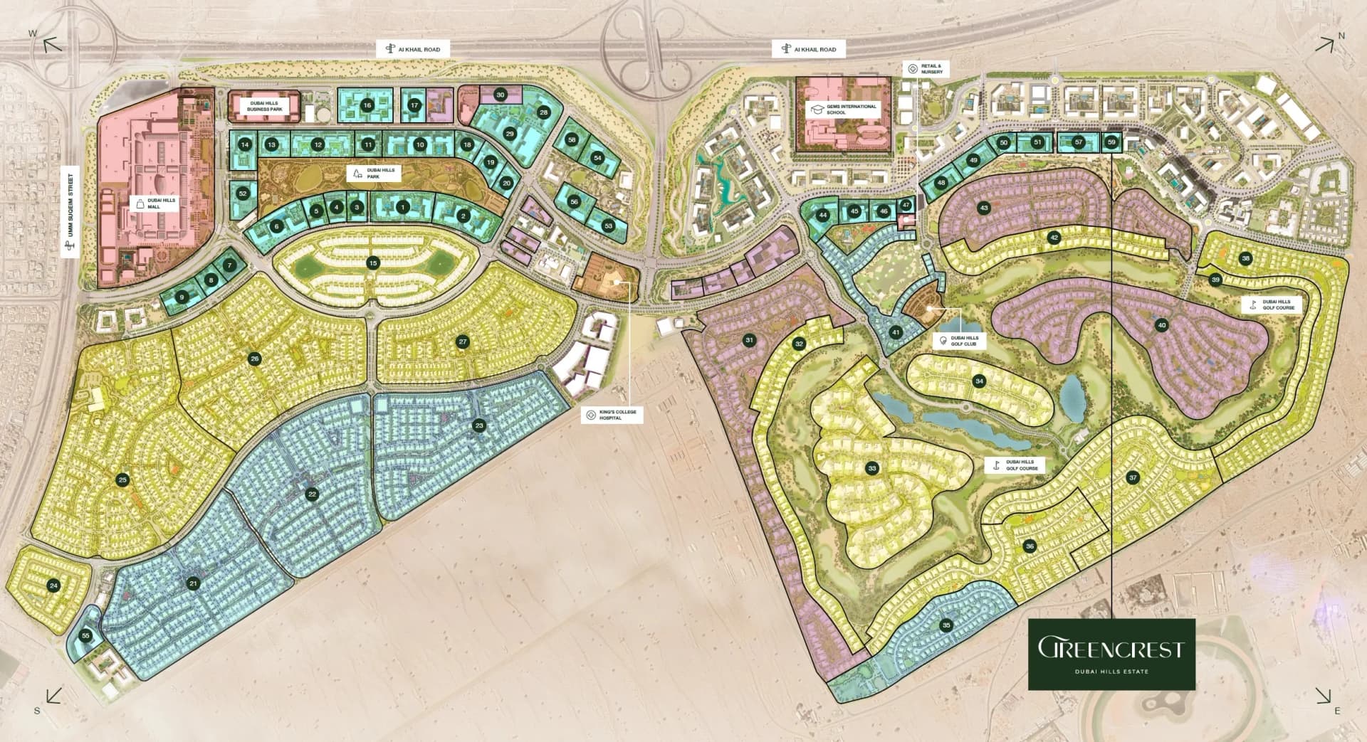 Emaar Greencrest Masterplan