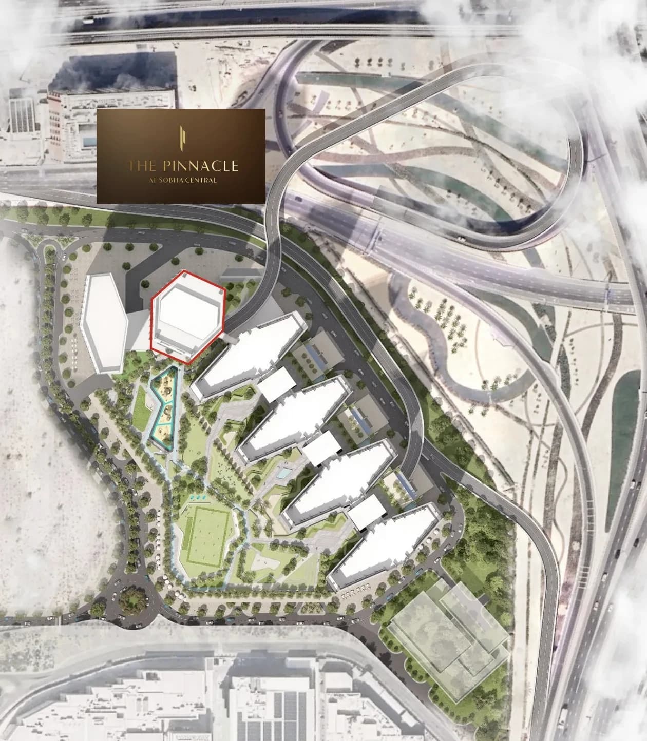 Sobha The Pinnacle at Sobha Central Masterplan