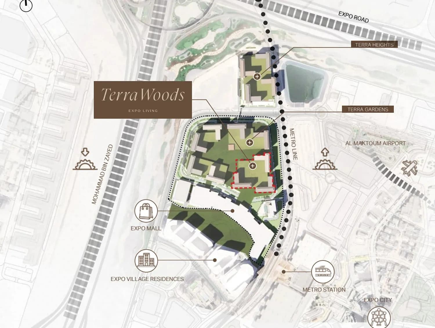Emaar Terra Woods at Expo Living master plan