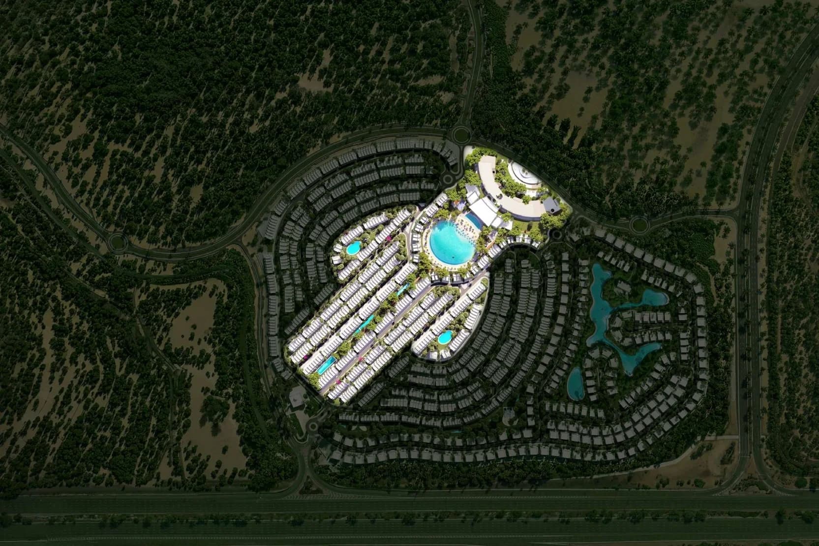 Tilal Oasis at Tilal Binghatti master plan