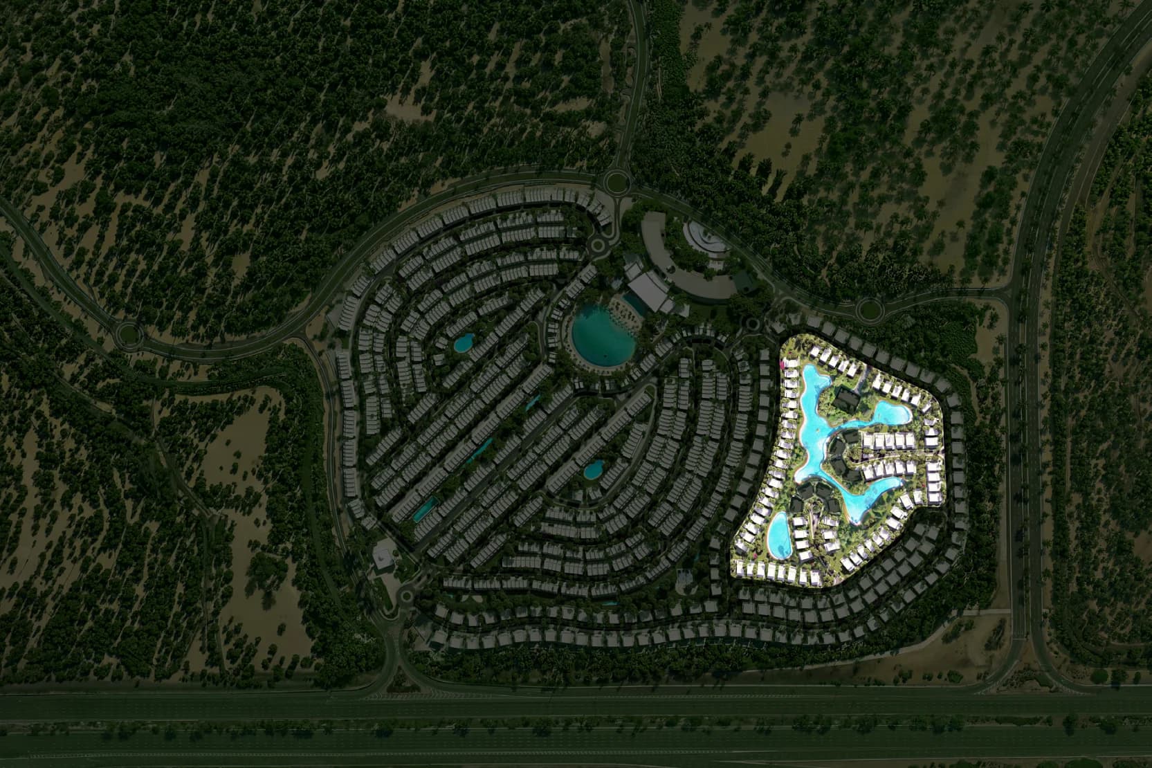 Tilal Islands Grand Mansion at Tilal Binghatti master plan