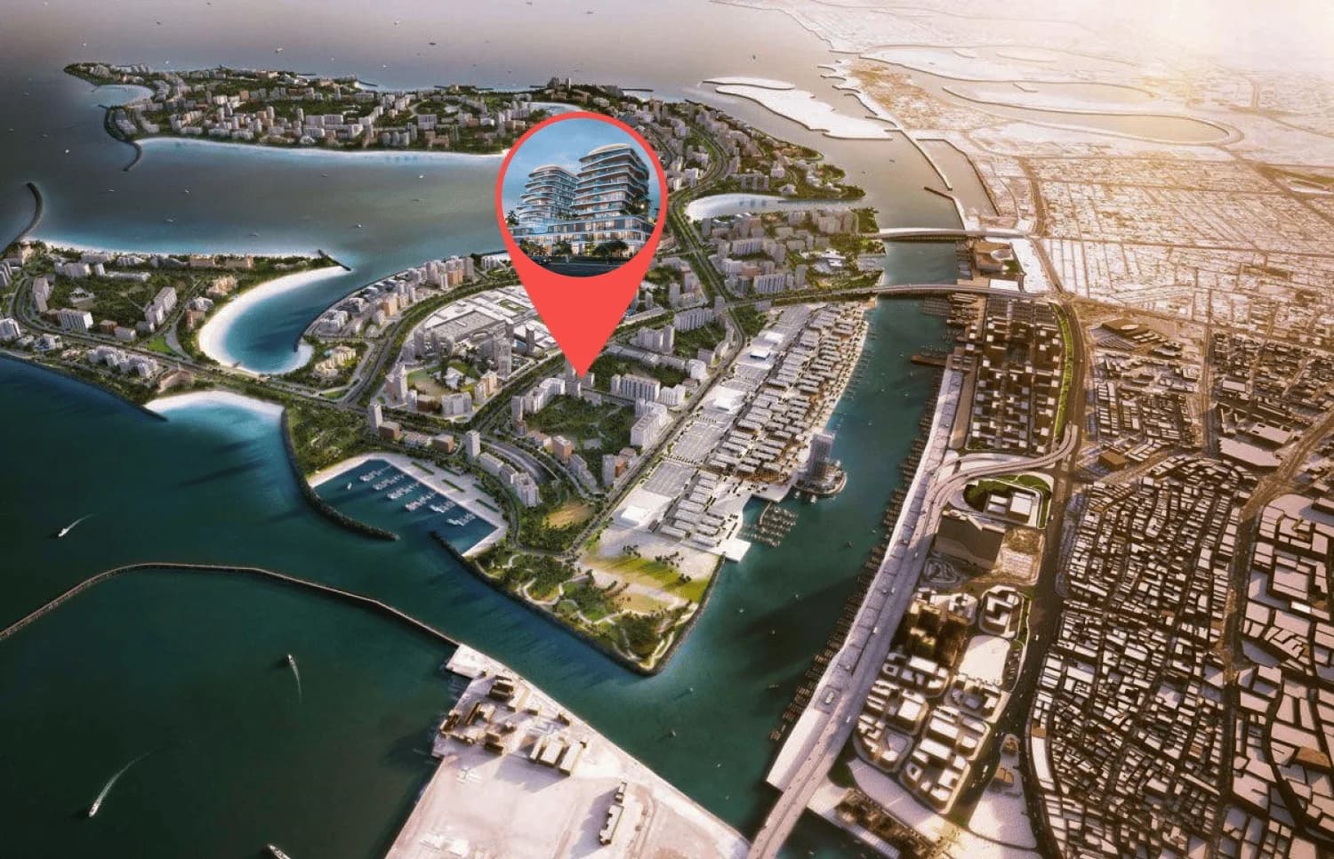 Zephyra Residences at Dubai Islands master plan