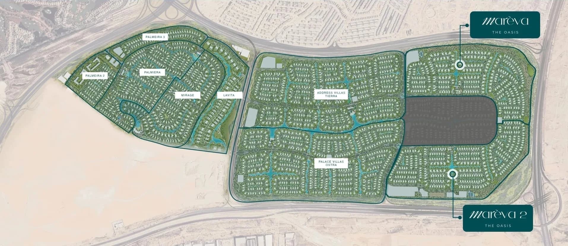 Emaar Mareva 2 at The Oasis master plan