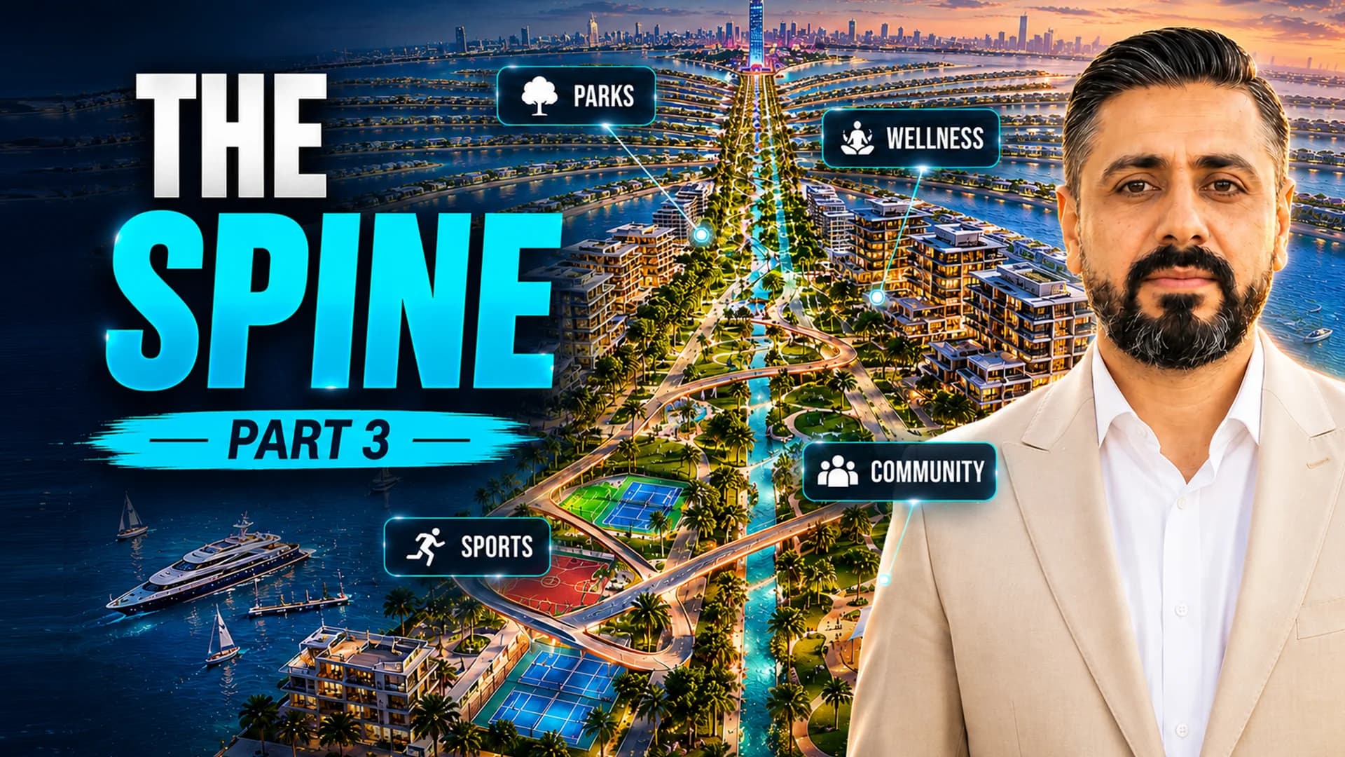 Exploring The Spine at Palm Jebel Ali Masterplan