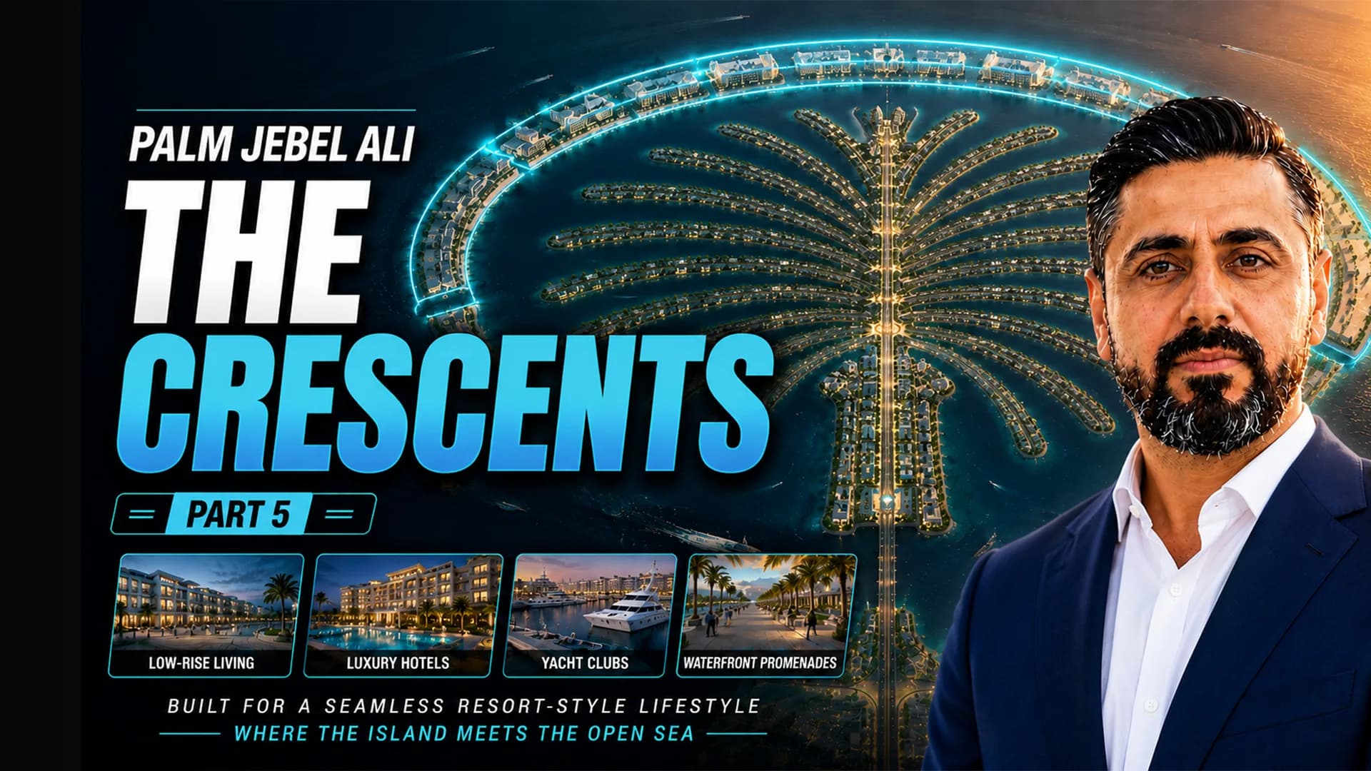 Exploring the Crescents of Palm Jebel Ali — Where Waterfront Luxury Meets Resort-Style Living