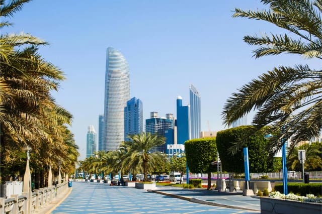 Dubai Skyline at Night