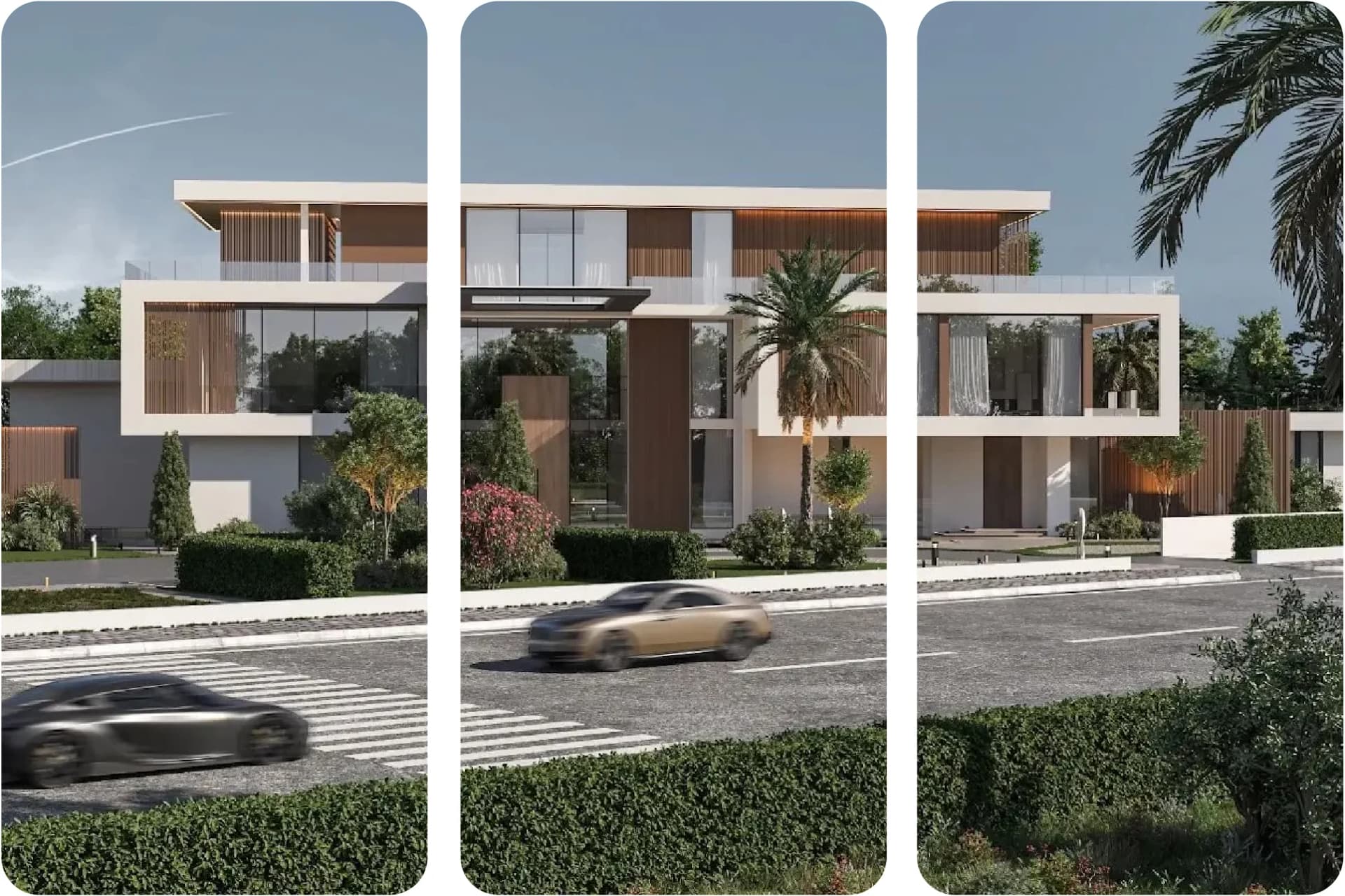 فيلا حديثة مع مسبح خاص وصالة خارجية