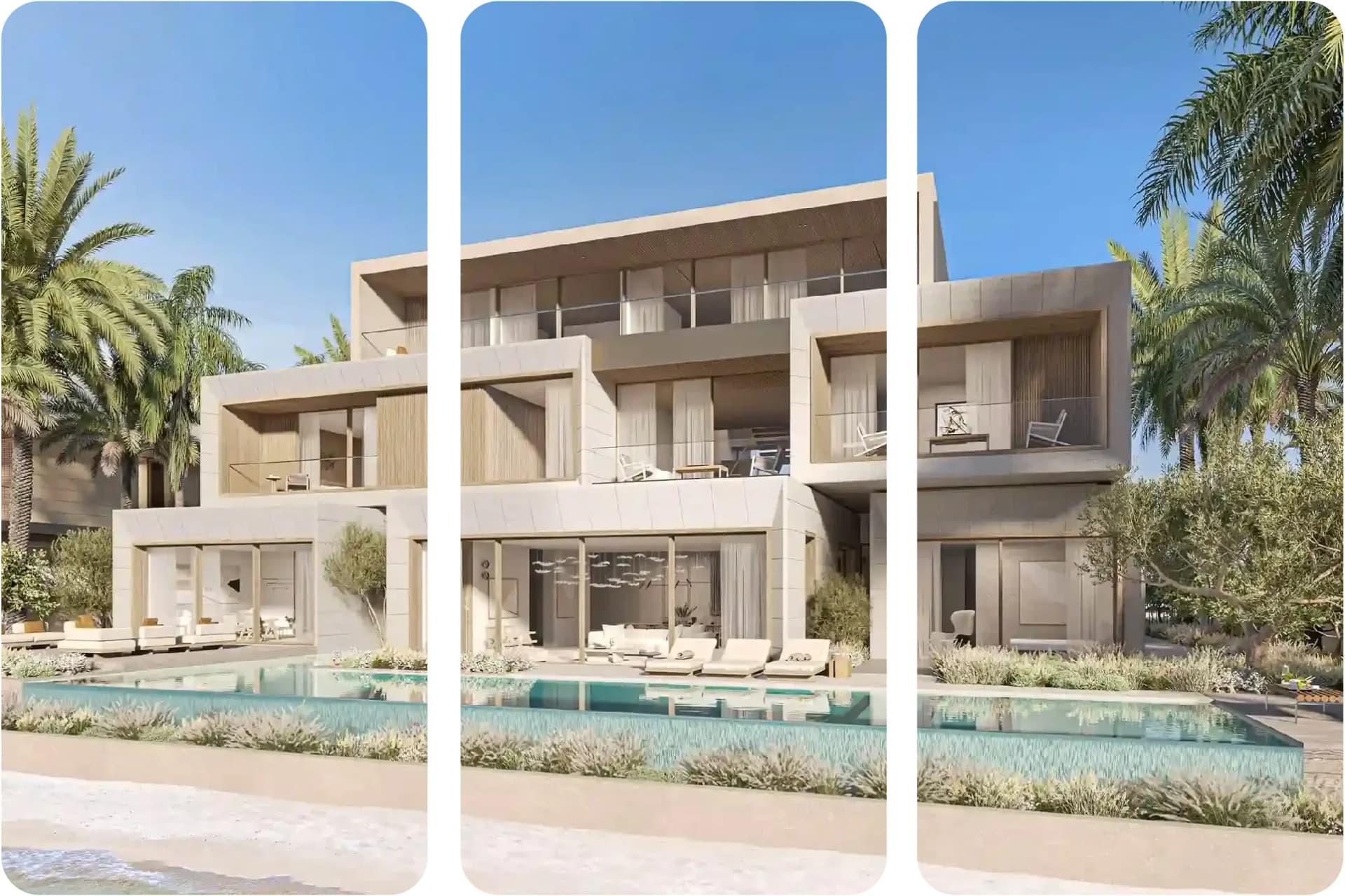 الهندسة المعمارية الحديثة للمنازل في مجتمع ذا ليجندز