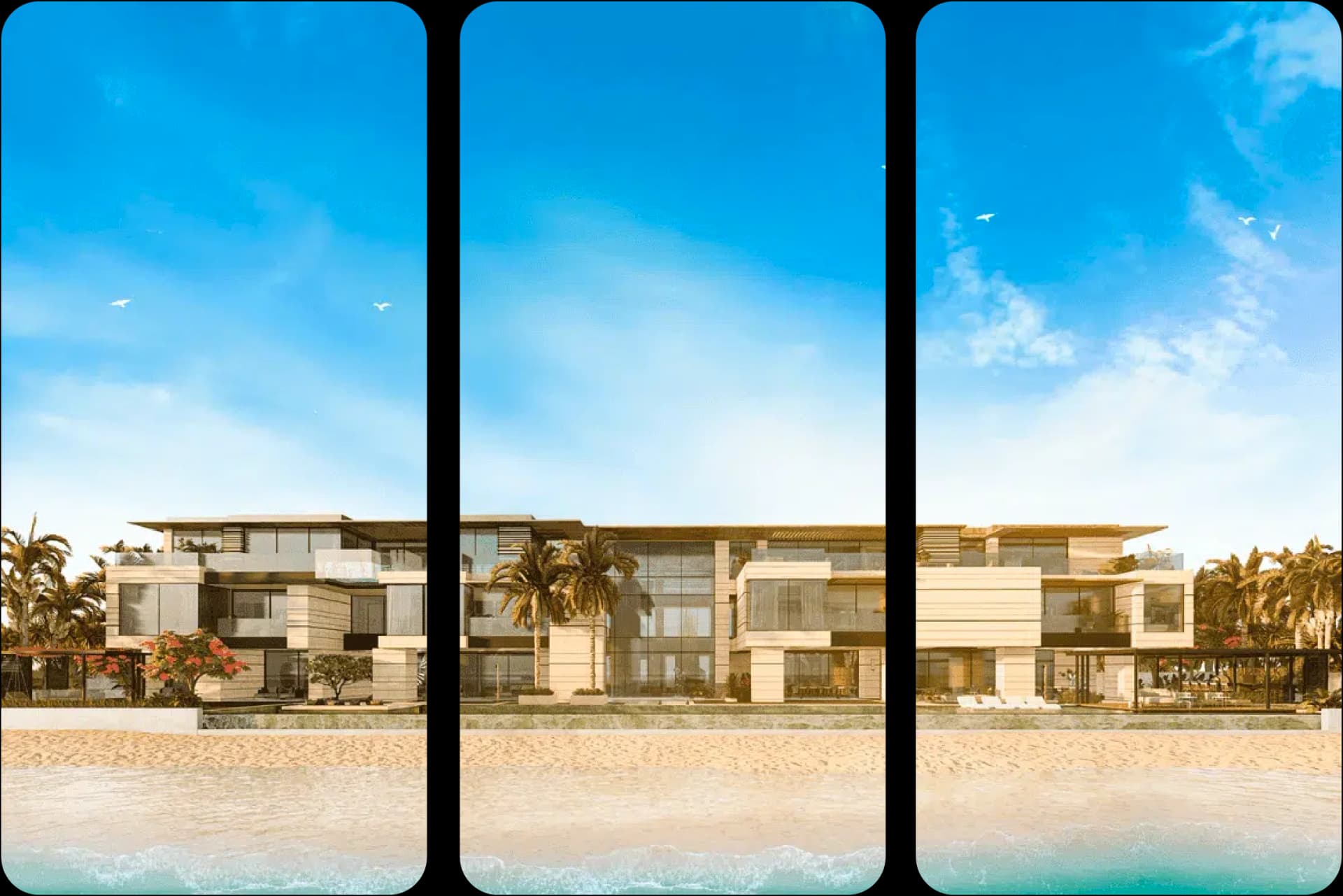 Casa del Sole دبي: فيلا فاخرة على شاطئ البحر