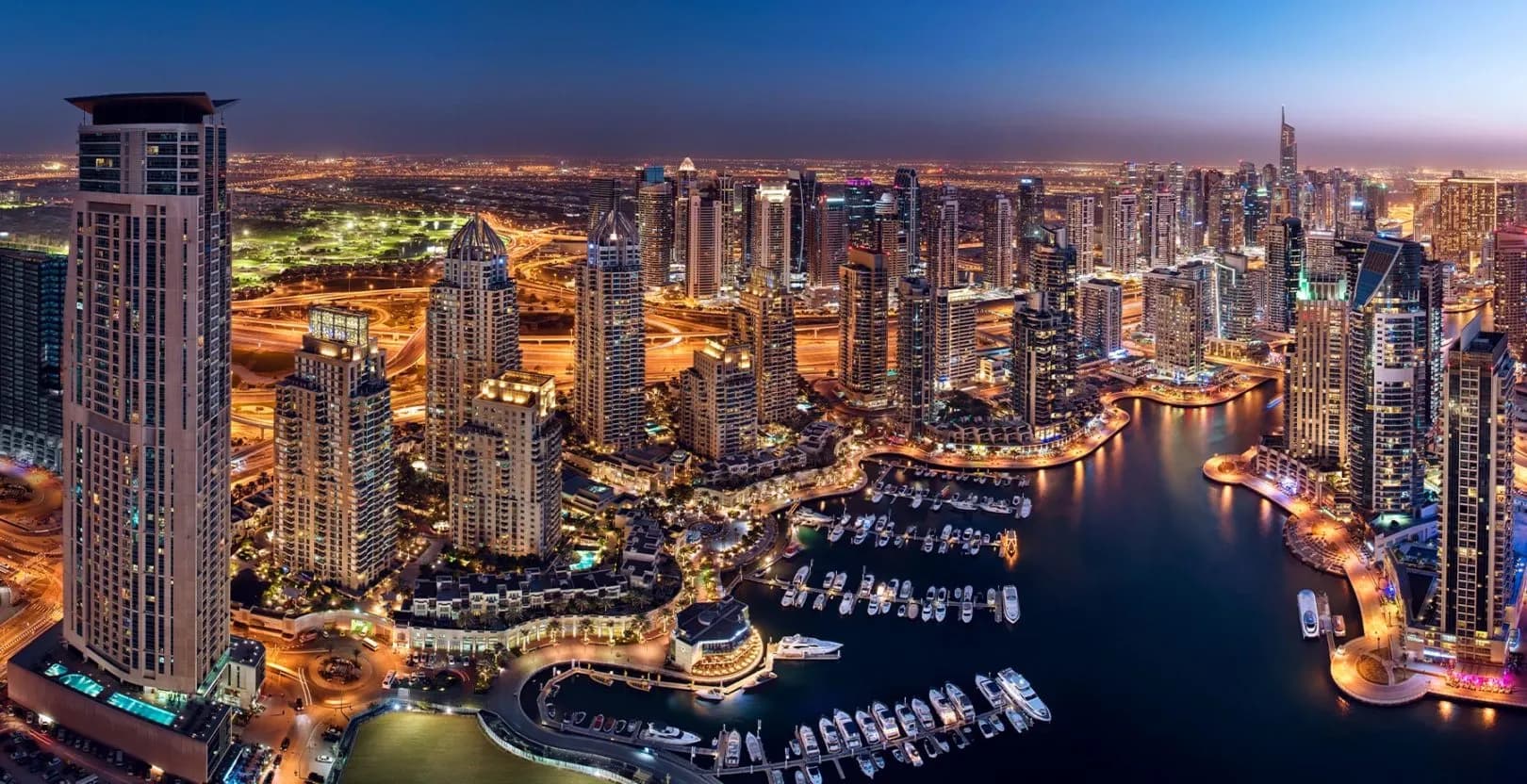 Dubai Marina community in Dubai