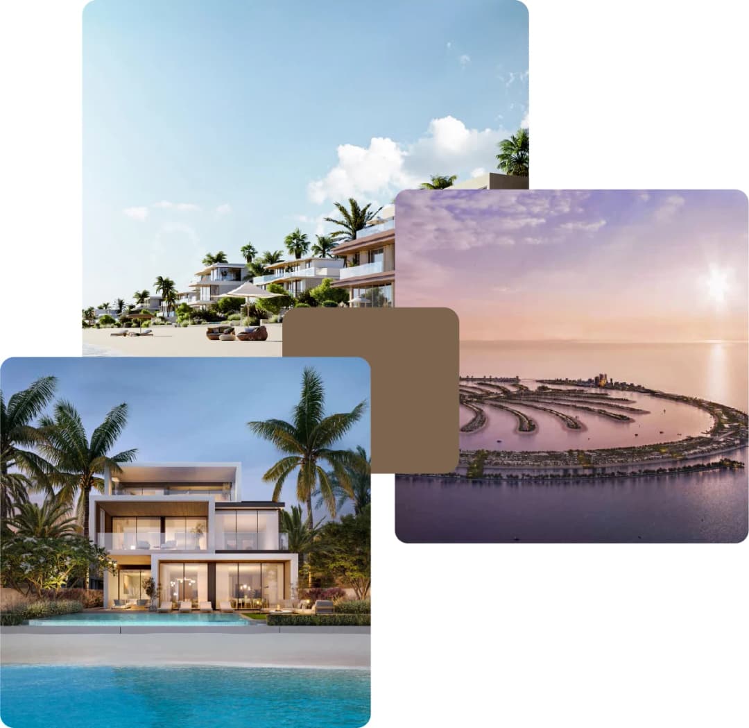 Seaside villas and panoramic island landscapes