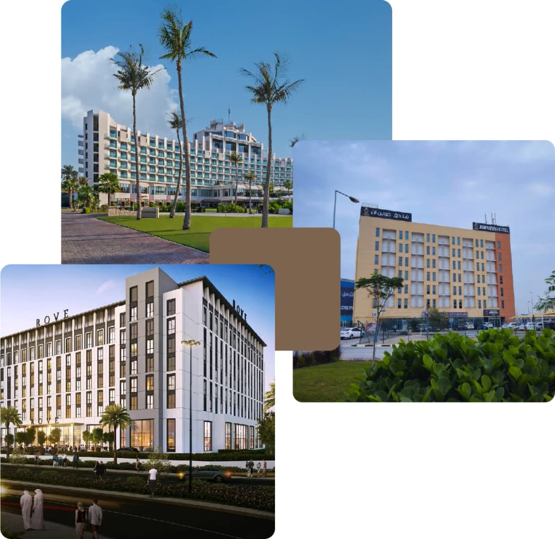 Elegant hotels offering comfort and convenience