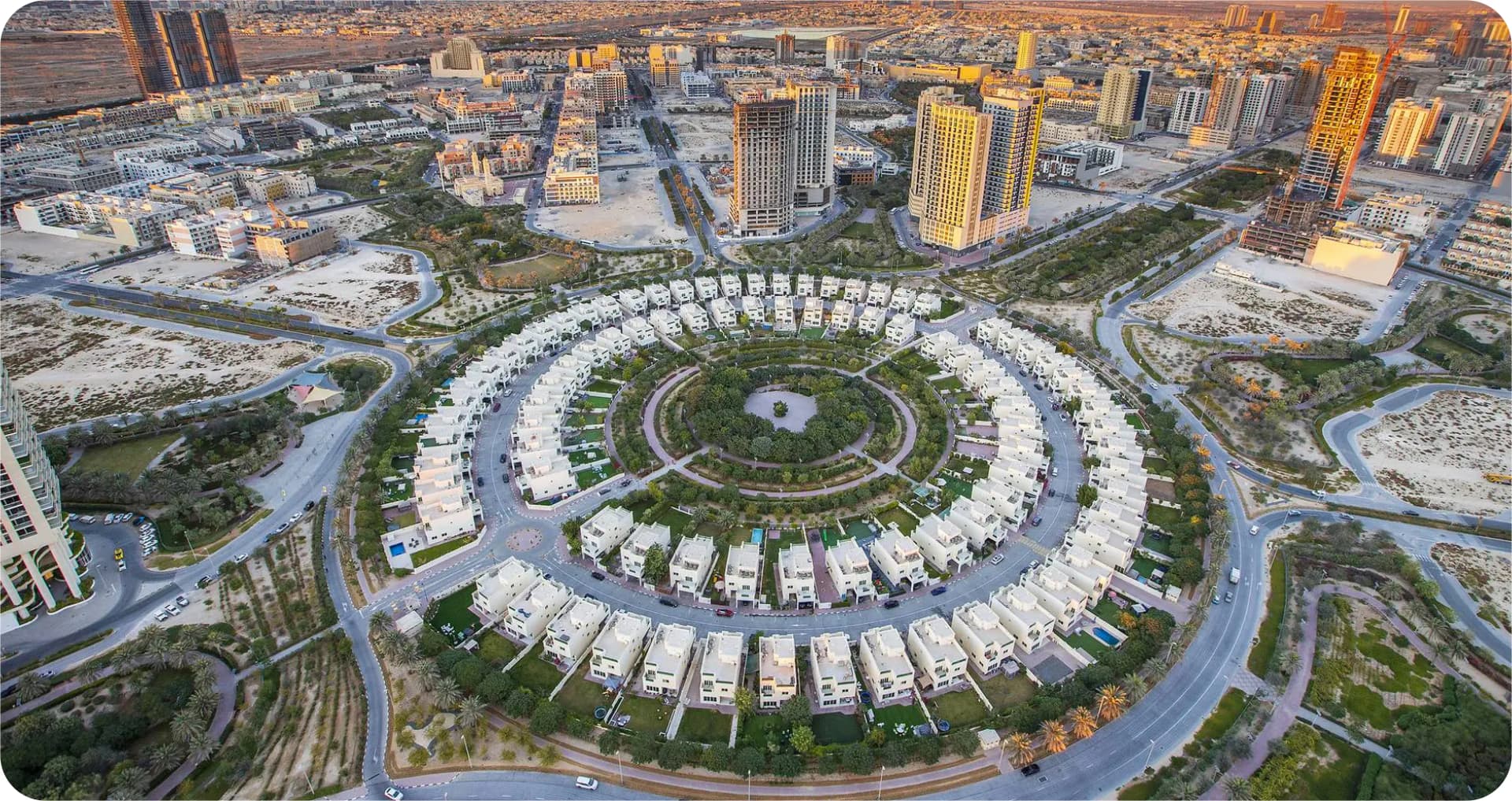 Jumeirah village circle community in Dubai