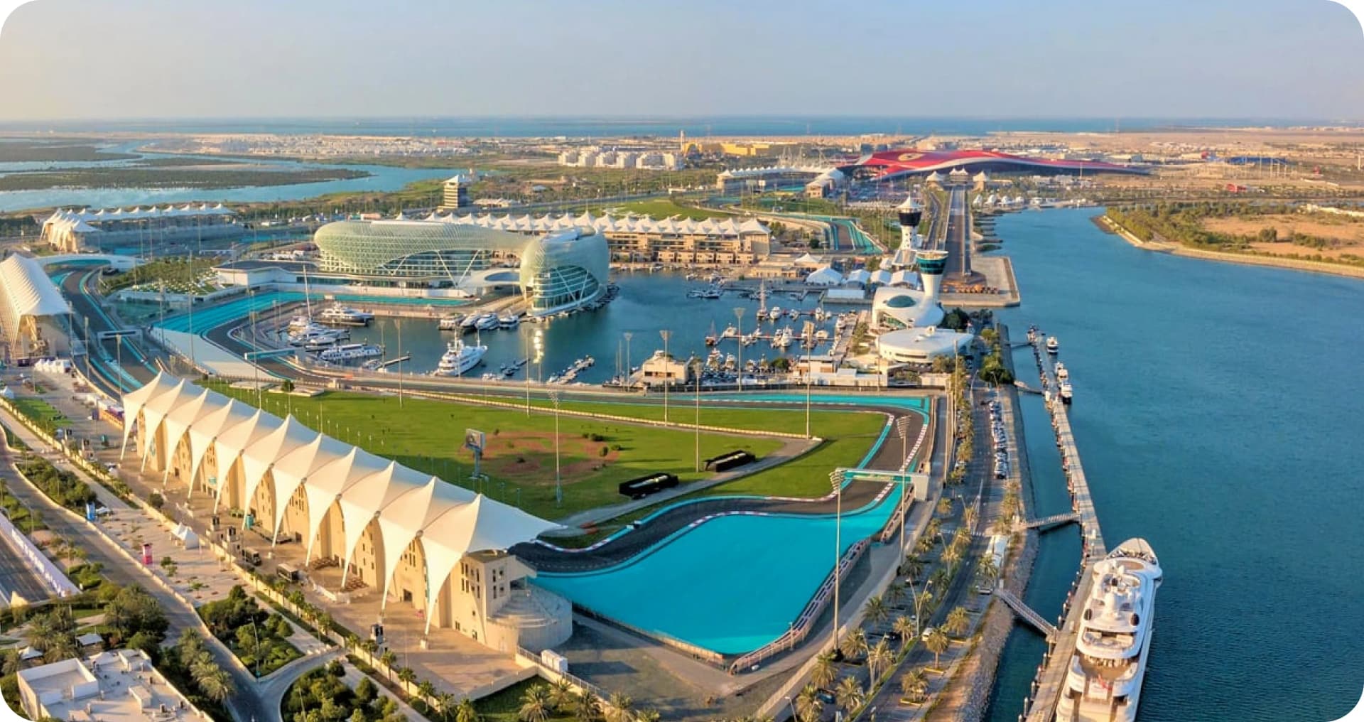 Yas Island community in Abu Dhabi