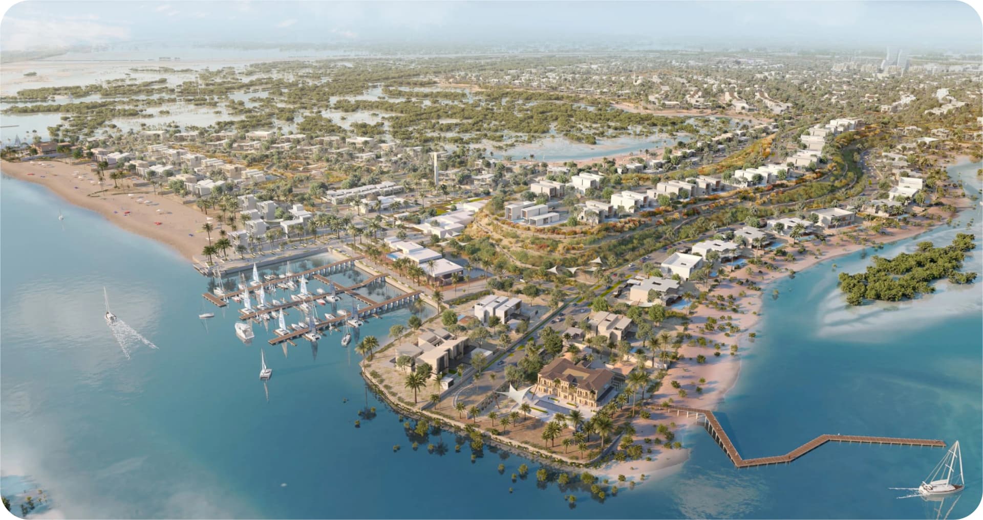 Al Jubail Island community in Abu Dhabi
