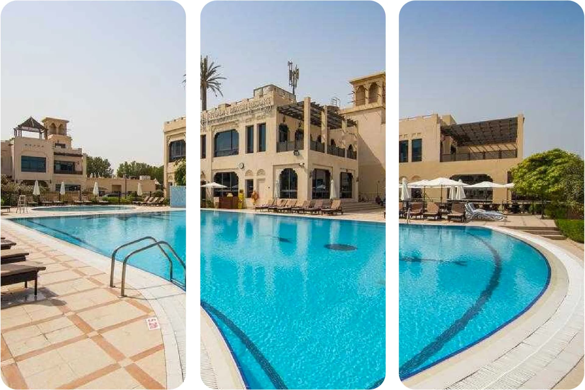 منظر ليلي لناطحات السحاب واليخوت في مرسى دبي