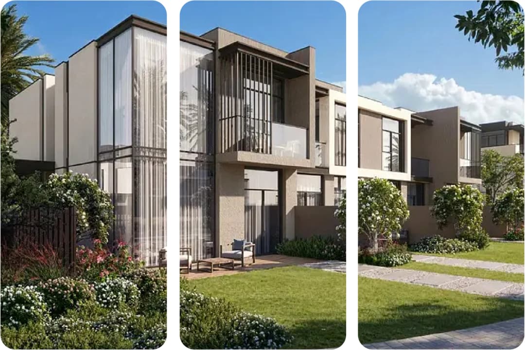 فيلا دوبلكس عصرية مع حديقة منسقة ونوافذ كبيرة