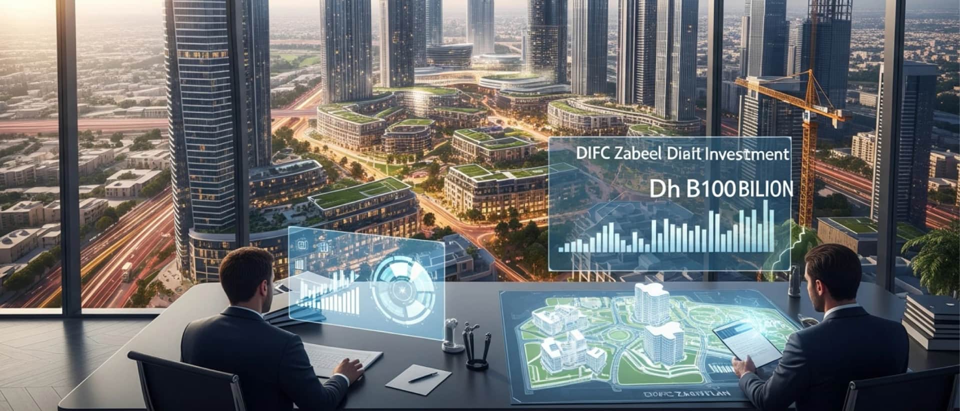 DIFC Zabeel District skyline investment dashboard