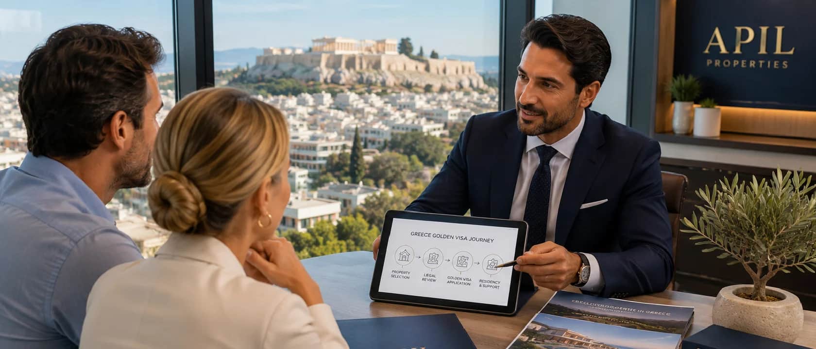 Greece Golden Visa consultation with property expert