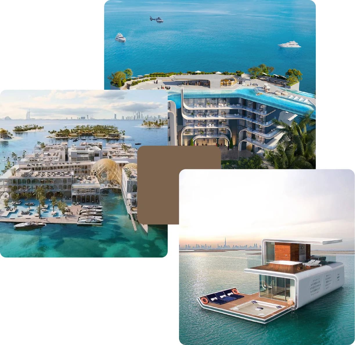 Islands with villas, snorkeling and sunset views