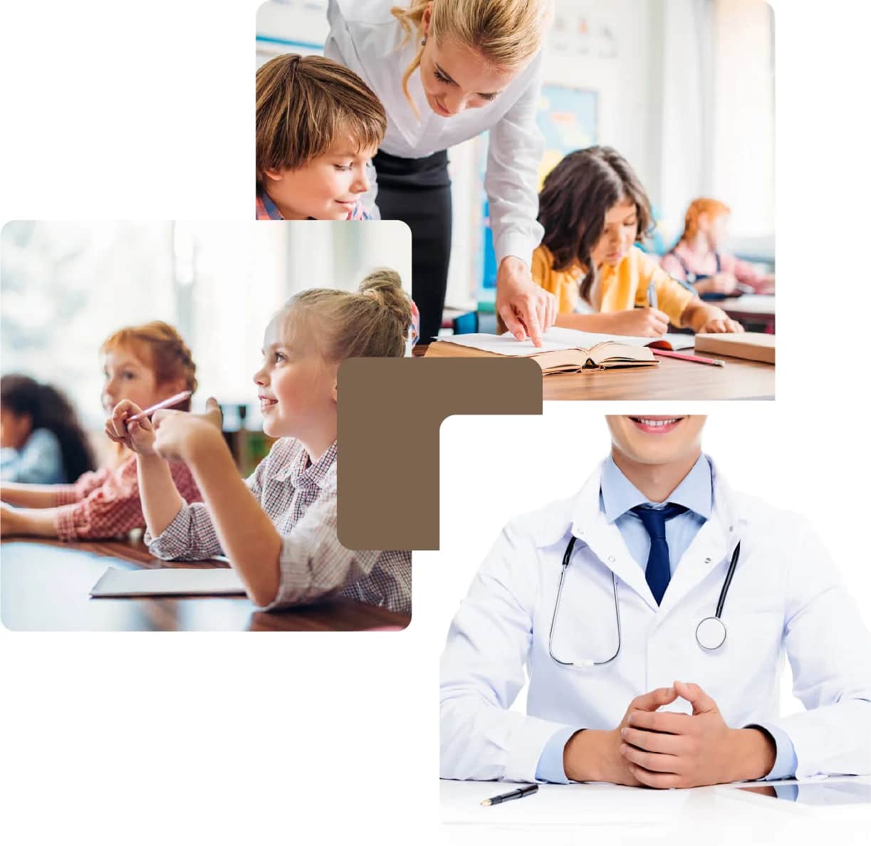 Classroom setting with students engaged in learning