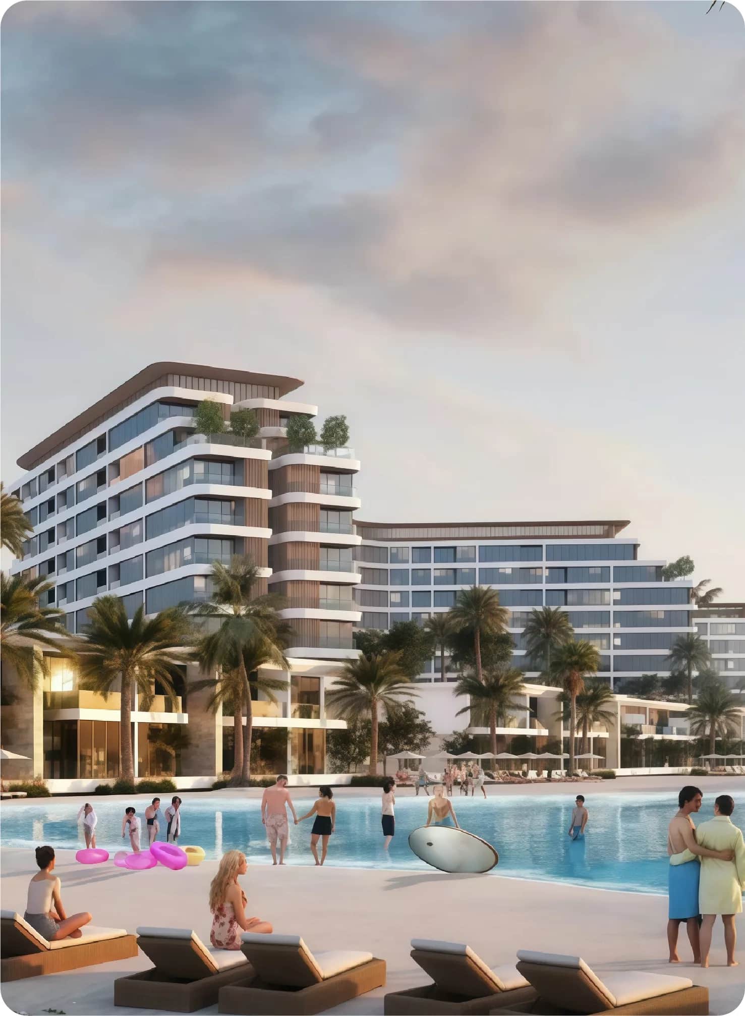 Luxury waterfront villas and modern beachfront living