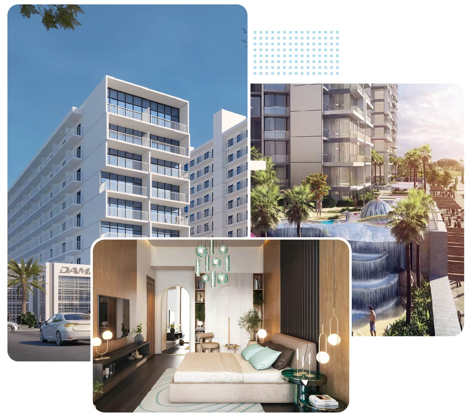 3-bedroom apartments at DAMAC Hills 2