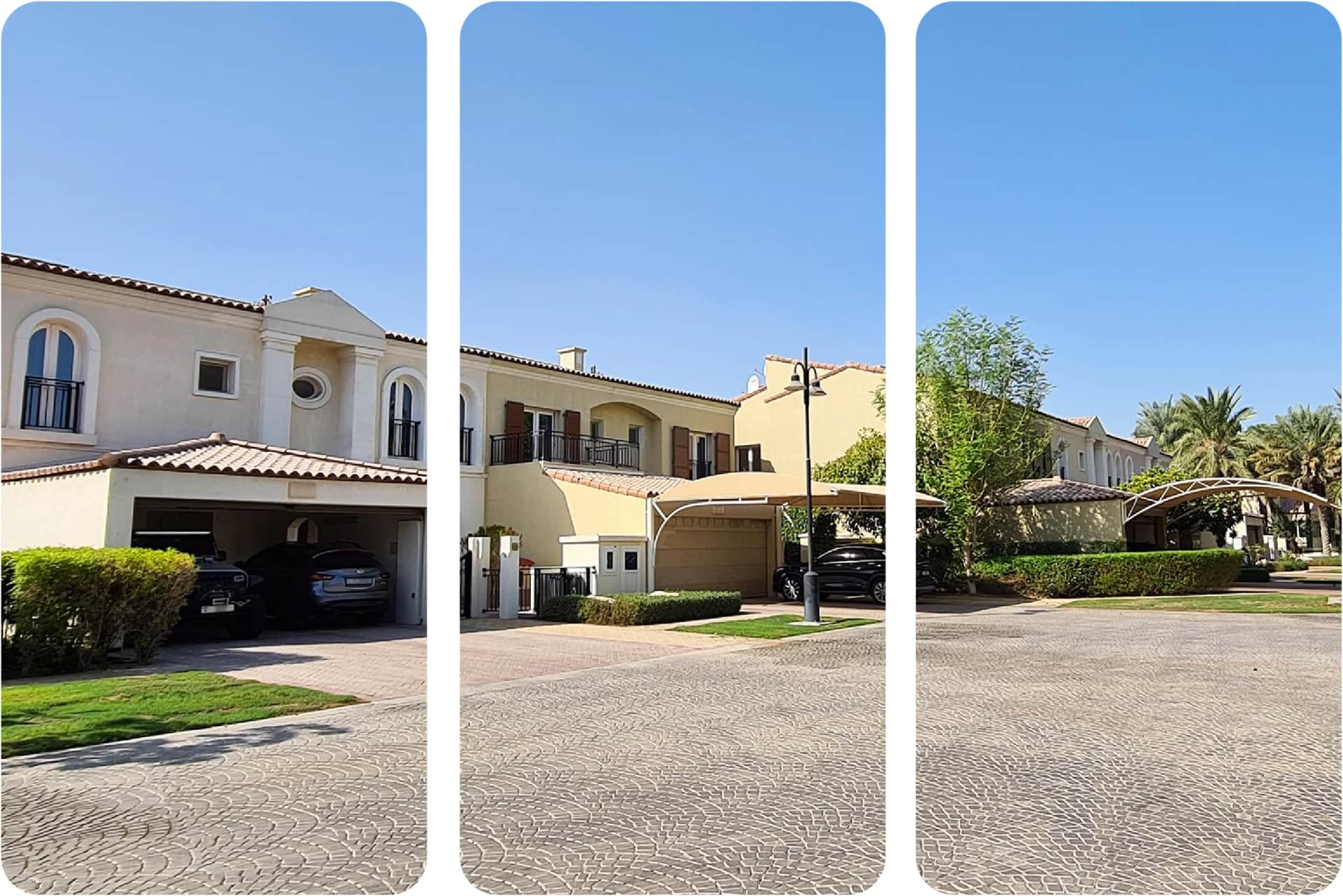 A villa with a carport in Green Community Motor City