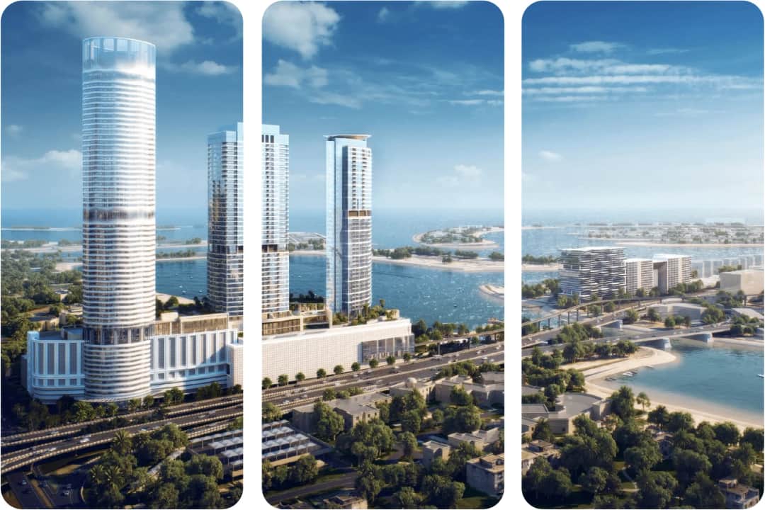 مجمع شقق حديث على الواجهة البحرية بتصميم معماري مذهل