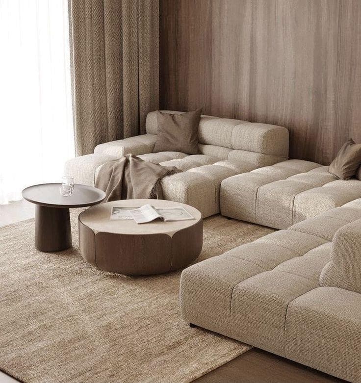 Elegant bedroom with modern decor and city view