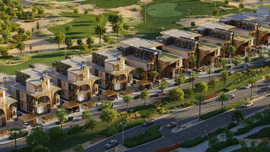 فلل فاخرة ذات هندسة معمارية حديثة بالقرب من ملعب جولف