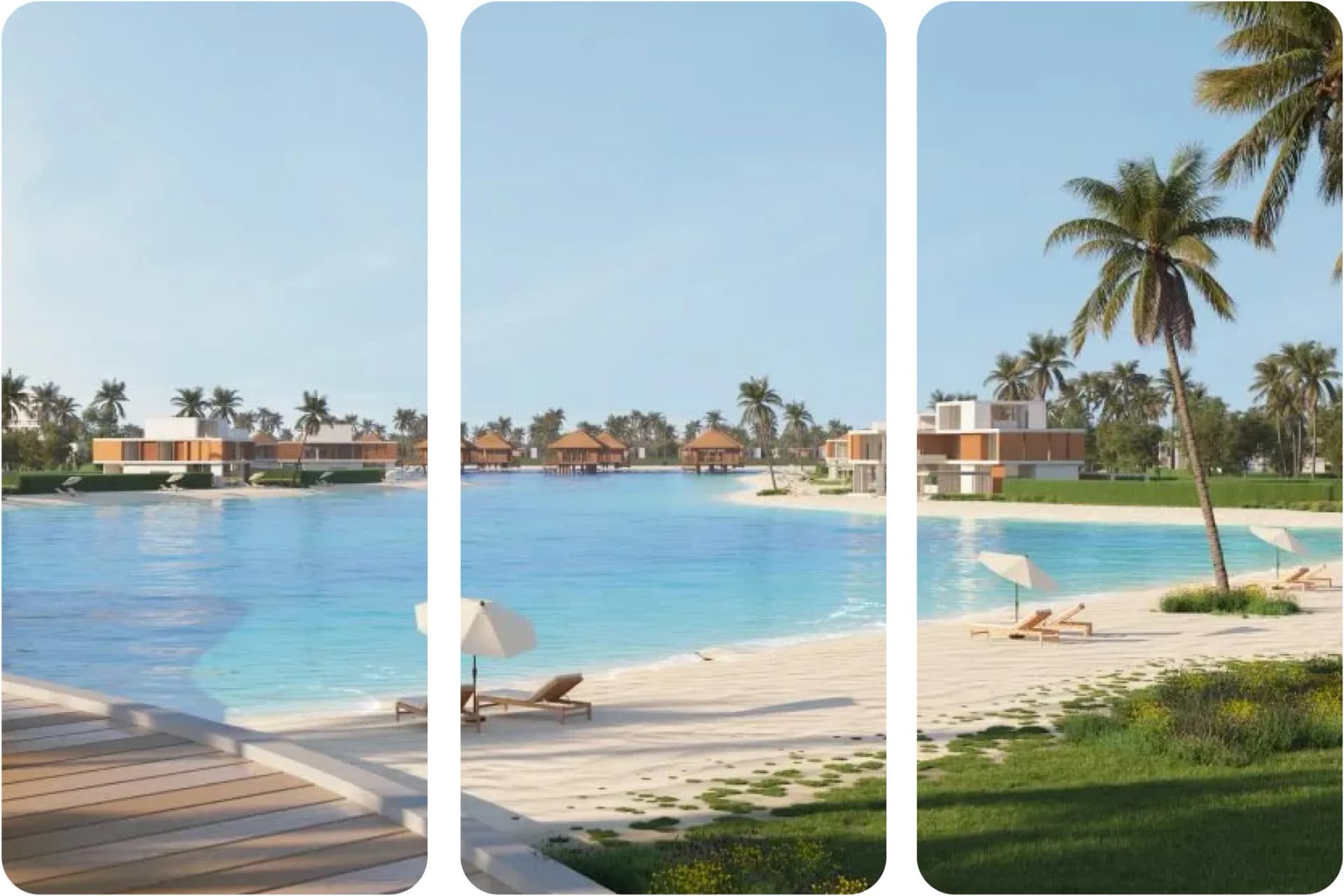 Beachfront community views at Arabian Hills Estate
