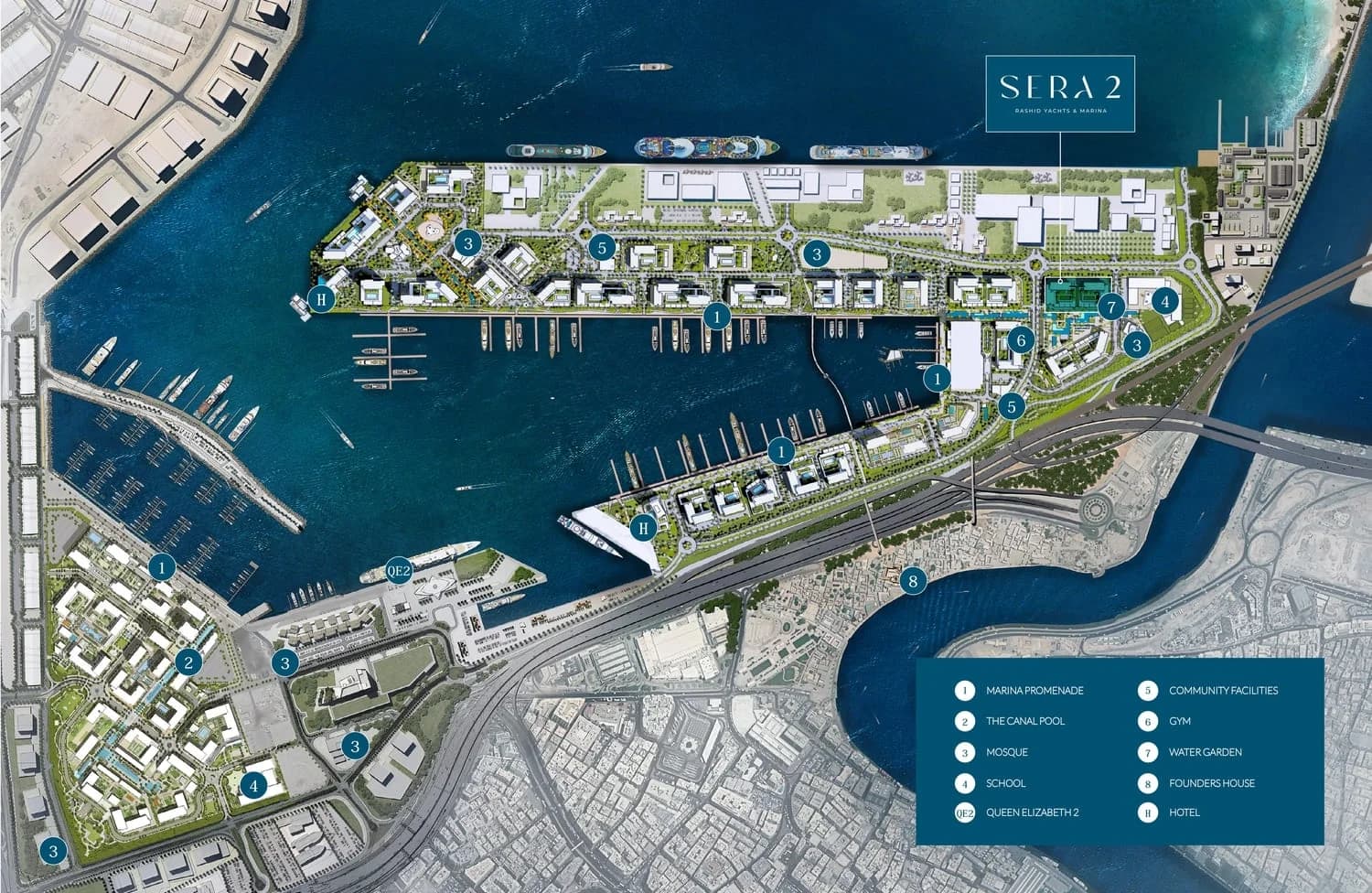 Emaar Sera 2 at Mina Rashid master plan