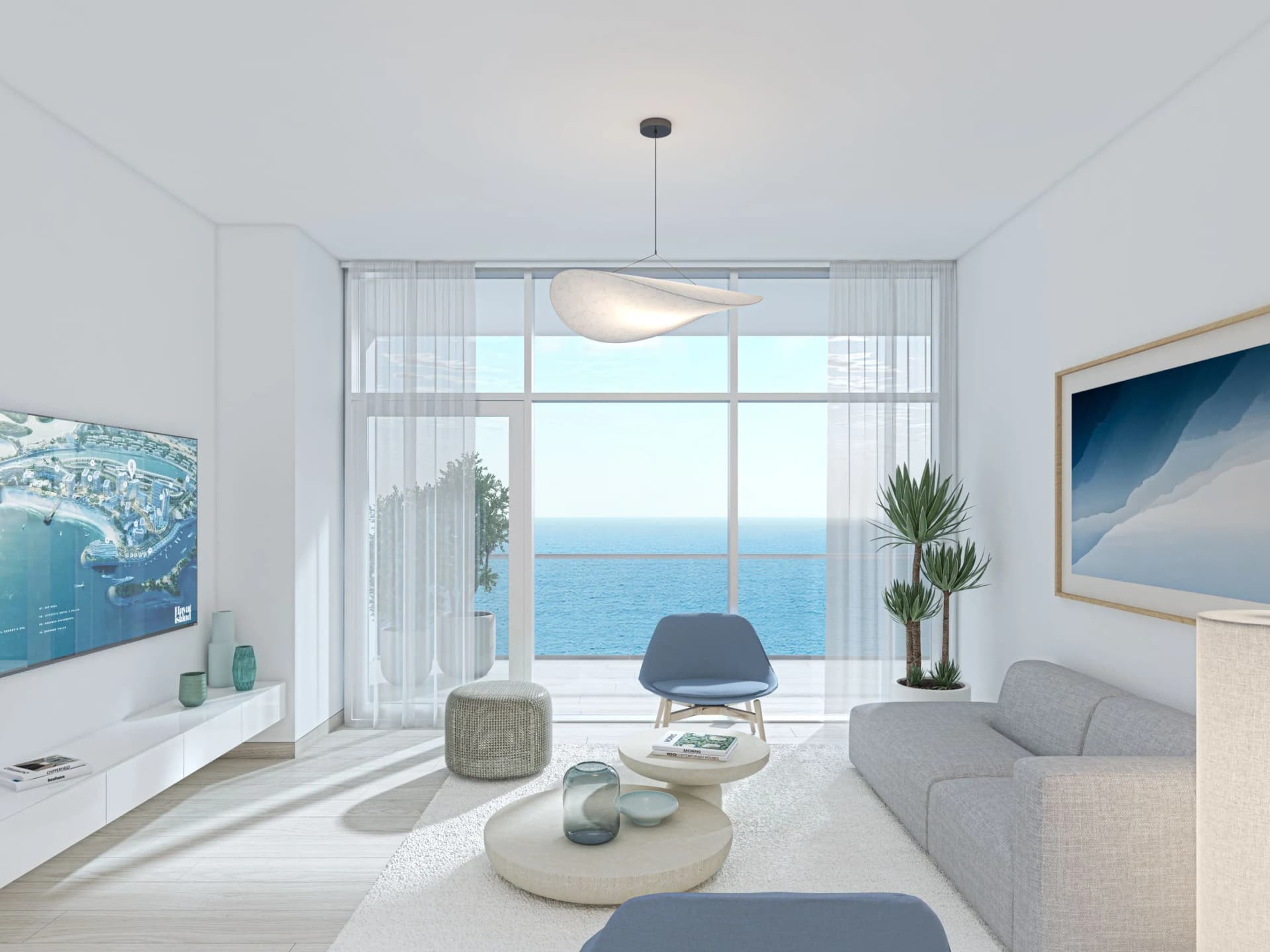 Apartment units- 1BR Living room.webp
