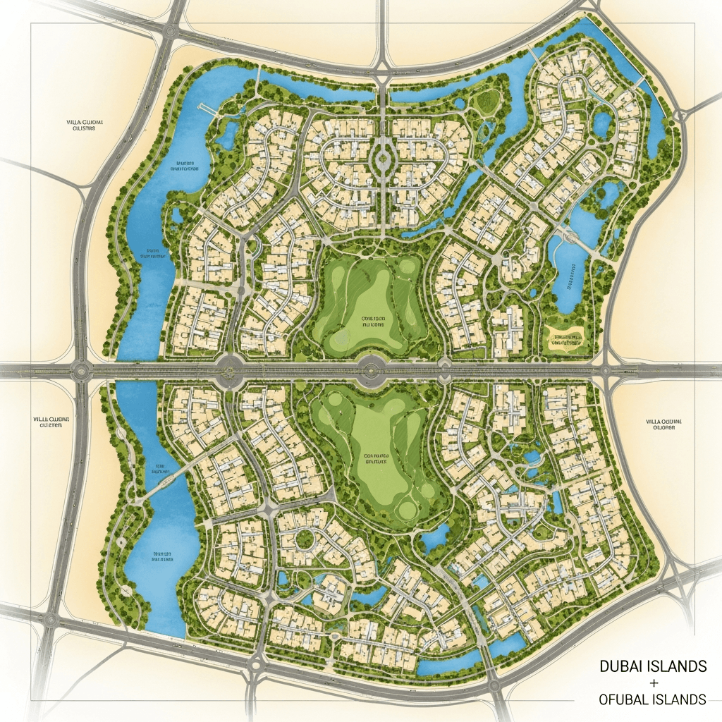 Dubai Islands Master Plan