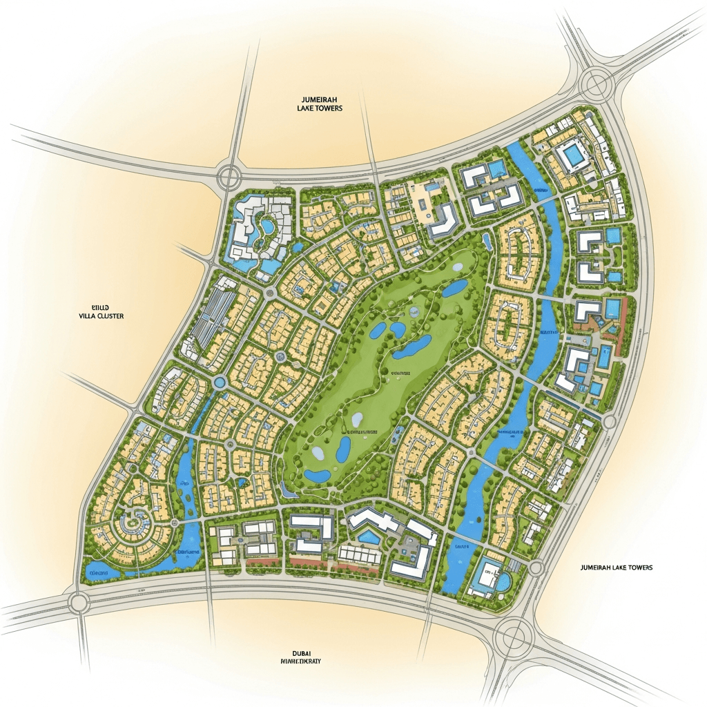 Jumeirah Lake Towers Master Plan