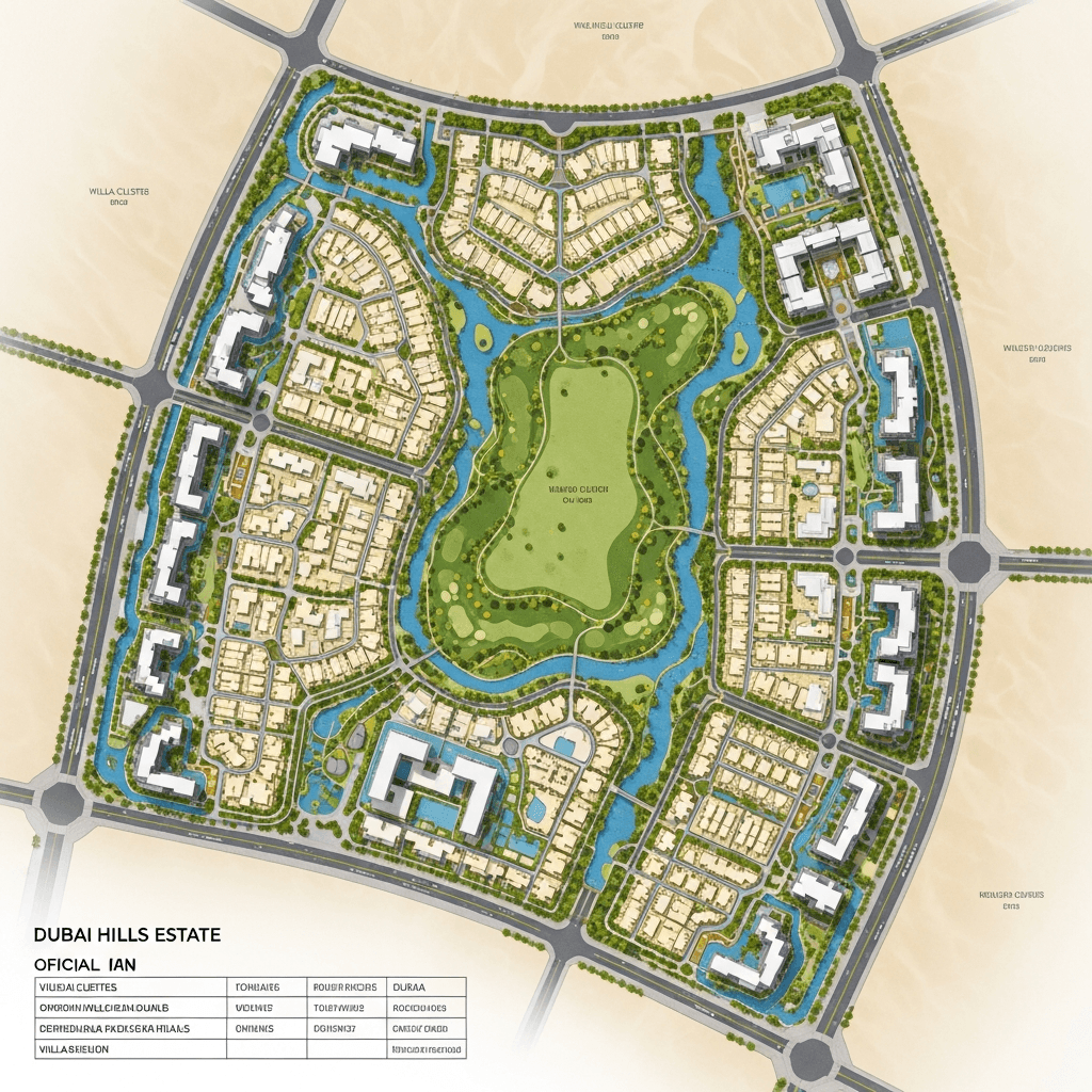 Dubai Hills Estate Master Plan